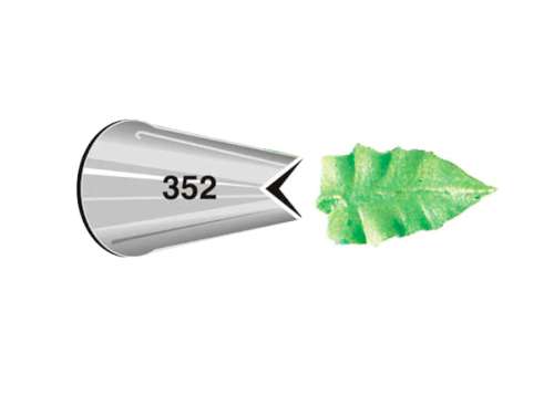 Leaf Decorating Tip - 352 - Click Image to Close